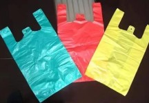 Testing program for flexibility of plastic shopping bags